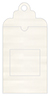 Natural White Pearl Window Tag (2 5/8 x 5) 10/Pk