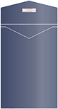 Blue Satin Thick-E-Lope Style A1 (3 5/8 x 5 1/8) - 10/Pk