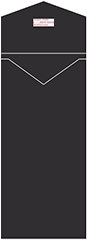 Black Thick-E-Lope Style A4 (4 1/4 x 9 1/2) - 10/Pk