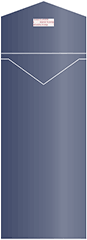Blue Satin Thick-E-Lope Style A4 (4 1/4 x 9 1/2) - 10/Pk