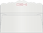 Silver Thick-E-Lope Style B5 Money-Size (3 x 6 1/2) - 10/Pk