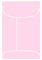 Pink Feather Mini Top Open Envelope 2 1/4 x 3 1/2 - 50/Pk