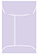 Purple Lace Mini Top Open Envelope 2 1/4 x 3 1/2 - 25/Pk