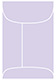 Purple Lace Mini Top Open Envelope 2 1/4 x 3 1/2 - 50/Pk