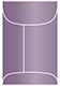 Metallic Purple Mini Top Open Envelope 2 1/4 x 3 1/2 - 50/Pk