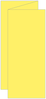 Factory Yellow Trifold Card 3 5/8 x 8 1/2 - 10/Pk