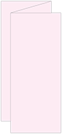 Pink Feather Trifold Card 3 5/8 x 8 1/2 - 10/Pk