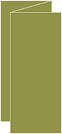 Olive Trifold Card 3 5/8 x 8 1/2 - 10/Pk