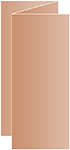 Copper Trifold Card 3 5/8 x 8 1/2 - 10/Pk