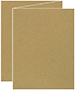 Natural Kraft Trifold Card 4 1/4 x 5 1/2 - 10/Pk