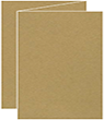 Natural Kraft Trifold Card 4 1/4 x 5 1/2 - 10/Pk