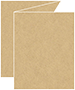 Grocer Kraft Trifold Card 4 1/4 x 5 1/2 - 10/Pk