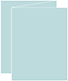 Textured Aquamarine Trifold Card 4 1/4 x 5 1/2 - 10/Pk