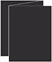 Black Trifold Card 4 1/4 x 5 1/2 - 10/Pk