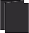 Black Trifold Card 4 1/4 x 5 1/2 - 10/Pk