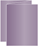 Purple Trifold Card 4 1/4 x 5 1/2 - 10/Pk