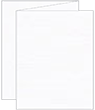 Linen Solar White Trifold Card 4 1/4 x 5 1/2