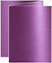 Purple Silk Trifold Card 4 1/4 x 5 1/2 - 10/Pk