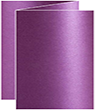 Purple Silk Trifold Card 4 1/4 x 5 1/2
