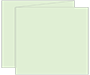 Green Tea Trifold Card 5 1/2 x 4 1/4 - 10/Pk