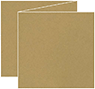 Natural Kraft Trifold Card 5 3/4 x 5 3/4 - 10/Pk