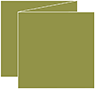 Olive Trifold Card 5 3/4 x 5 3/4 - 10/Pk