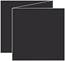 Black Trifold Card 5 3/4 x 5 3/4 - 10/Pk