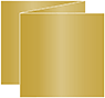 Rich Gold Trifold Card 5 3/4 x 5 3/4 - 10/Pk