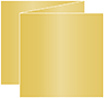 Gold Trifold Card 5 3/4 x 5 3/4 - 10/Pk