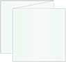 Metallic Aquamarine Trifold Card 5 3/4 x 5 3/4 - 10/Pk