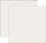 Linen Natural White Trifold Card 5 3/4 x 5 3/4 - 10/Pk