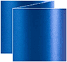 Blue Silk Trifold Card 5 3/4 x 5 3/4 - 10/Pk