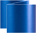 Blue Silk Trifold Card 5 3/4 x 5 3/4 - 10/Pk