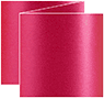 Pink Silk Trifold Card 5 3/4 x 5 3/4 - 10/Pk