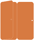Papaya Panel Invitation 3 3/4 x 8 1/2 (folded) - 10/Pk