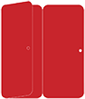 Red Pepper Panel Invitation 3 3/4 x 8 1/2 (folded) - 10/Pk