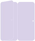 Purple Lace Panel Invitation 3 3/4 x 8 1/2 folded
