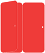 Rouge Panel Invitation 3 3/4 x 8 1/2 (folded) - 10/Pk