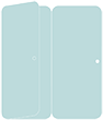 Textured Aquamarine Panel Invitation 3 3/4 x 8 1/2 (folded) - 10/Pk