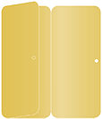 Gold Panel Invitation 3 3/4 x 8 1/2 folded