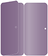 Purple Panel Invitation 3 3/4 x 8 1/2 (folded) - 10/Pk