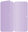 Violet Panel Invitation 3 3/4 x 8 1/2 (folded) - 10/Pk