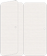 Linen Natural White Panel Invitation 3 3/4 x 8 1/2 (folded) - 10/Pk