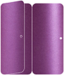 Purple Silk Panel Invitation 3 3/4 x 8 1/2 (folded) - 10/Pk