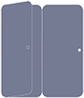 Cobalt Panel Invitation 3 3/4 x 8 1/2 (folded) - 10/Pk