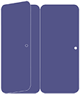 Sapphire Panel Invitation 3 3/4 x 8 1/2 folded