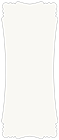 Eggshell White Victorian Card 4 x 9 1/4