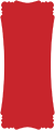 Red Pepper Victorian Card 4 x 9 1/4 - 25/Pk