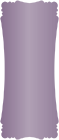 Metallic Purple Victorian Card 4 x 9 1/4 - 25/Pk