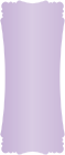 Violet Victorian Card 4 x 9 1/4 - 25/Pk